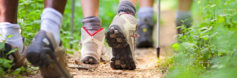 image of feet walking