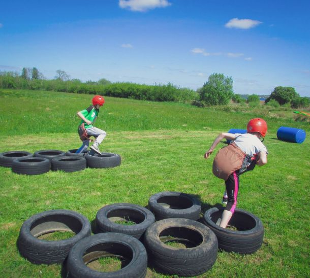 Obstacle Course test your fitness - - outdoor adventure - Shannon River Adventure Ireland
