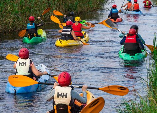 <p>KAYAKING: Here at Shannon River Adventure we use single and double sit-on-top kayaks , along with the more traditional cockpit kayak (for the more experienced!). Kayaking here is a sport for all ages and abilities.</p>
<p><img class="alignleft wp-image-2277" src="https://shannonriveradventure.com/wp-content/uploads/2021/02/Kayaking_camps-300x225.jpg" alt="Splashing fun kayaking " width="250" height="188" /> <img class="alignleft wp-image-2491" src="https://shannonriveradventure.com/wp-content/uploads/2020/12/Kayak_Cockpit-300x225.jpg" alt="" width="250" height="188" /></p>
<p> </p>
<p> </p>
<p> </p>
<p> </p>
<p> </p>
<p> </p>
<p><strong>All activities, including Kayak trips, are instructor-led.</strong></p>
<!-- /wp:paragraph -->

<!-- wp:paragraph -->
<p><strong>Cost:</strong> (minimum 4 persons) <strong>€45.00</strong> per adult and <strong>€35.00</strong> per child (under 18s)</p>
<p> Choose the session for you:</p>
<ul>
<li>A fun splash in the harbour as a <strong><a href="https://shannonriveradventure.com/booking">stand-alone activity</a></strong> or part of a <strong><a href="https://shannonriveradventure.com/booking">package</a></strong></li>
<li>A paddle around the River Shannon where you'll experience the tranquil waters of Lough Bofin and Lough Boderg and take in the beautiful flora and fauna while enjoying the freedom of the wide-open lake - <a href="https://shannonriveradventure.com/booking"><strong>BOOK NOW</strong></a></li>
<li><a href="https://shannonriveradventure.com/booking"><strong>Ladies on the Lake</strong></a></li>
</ul>
<p><img class="aligncenter wp-image-1536 size-large" src="https://shannonriveradventure.com/wp-content/uploads/2021/01/shannon-river-adventure-centre-1024x500.jpg" alt="" width="1024" height="500" /></p>
<!-- /wp:paragraph -->

<!-- wp:paragraph --><!-- /wp:paragraph -->

<!-- wp:paragraph --><!-- /wp:image -->

<!-- wp:paragraph -->
<p>CANOEING - or open boating as it’s also known - is more relaxed than Kayaking and is great for groups who'd like to take a more chilled out trip. Canoes can take up to 4 is the perfect way to explore the scenic lakes surrounding Shannon River Adventure. <img class="alignnone wp-image-1641 size-large" src="https://shannonriveradventure.com/wp-content/uploads/2021/01/Canoe-raft-journey-to-island_sec-schools-teen-camps-5-1024x683.jpg" alt="" width="1024" height="683" /> <strong>We provide all equipment required, including wetsuits, buoyancy aids, helmets, paddles. Please <a href="https://shannonriveradventure.com/contact">contact us</a> for more information.</strong></p>