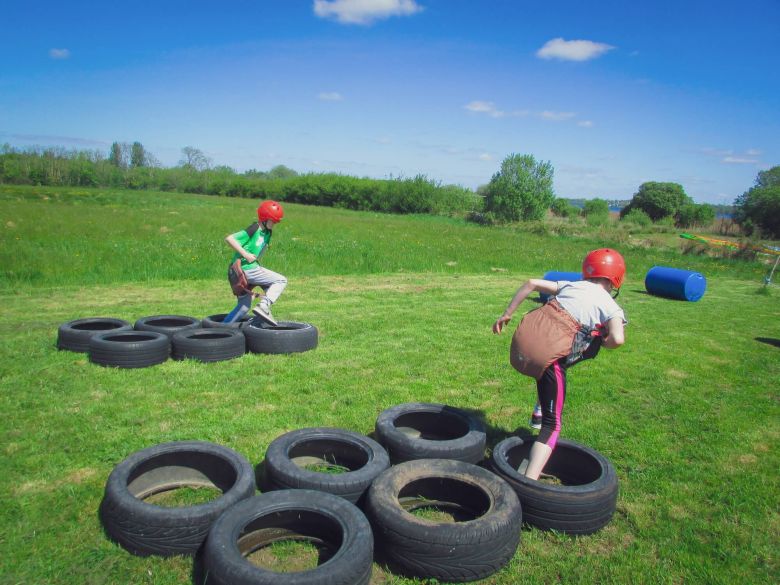 Obstacle Course test your fitness - - outdoor adventure - Shannon River Adventure Ireland