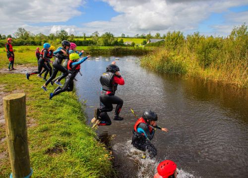 <div class="uk-panel uk-margin uk-scrollspy-inview uk-animation-fade">

<img class="alignnone wp-image-2794 size-large" src="https://shannonriveradventure.com/wp-content/uploads/2021/02/Water_fun-1024x682.jpg" alt="" width="1024" height="682" />

Give the kids (and yourselves) a well-deserved treat! Our camps have an incredible range of fun-filled and energetic activities guaranteed to keep your kids active during the holiday period.

<img class="alignnone wp-image-2796 size-medium" src="https://shannonriveradventure.com/wp-content/uploads/2021/02/Sliding-300x200.jpg" alt="" width="300" height="200" />  <img class="alignnone wp-image-2797 size-medium" src="https://shannonriveradventure.com/wp-content/uploads/2021/02/Muddy_fun-300x200.jpg" alt="" width="300" height="200" />

Camps run Monday to Friday from 10.00am to 4.00pm and can be taken on a daily or weekly basis.

</div>
<div class="uk-panel uk-margin uk-scrollspy-inview uk-animation-fade">

<span style="color: #003366;"><strong>KIDS</strong></span>

<strong><u><img class="size-medium wp-image-2795 alignright" src="https://shannonriveradventure.com/wp-content/uploads/2021/02/Climbing_wall-200x300.jpg" alt="" width="200" height="300" /></u></strong>

<span style="color: #003366;"><strong><u>Activities vary daily and include:</u></strong> <em>Climbing Wall, Archery, Mud Slide, Kayaking, Pier Jumping, Fun Assault </em><em>Course, Canoeing, Camp Craft, Group Games, Orienteering.</em></span>

<span style="color: #800000;"><strong>TEENS</strong></span>

<span style="color: #800000;"><strong><u>Activities vary daily and include:</u></strong> <u>Skills-based</u> <em>Kayaking, Canoeing, Archery, Climbing, Camp Craft, Leave no Trace</em>. Also, <em>Mudslide, Pier Jumping, Team Challenges</em>.</span>

Teen camps are <em>strictly for 13yrs and older</em> and <em>must be attending secondary school</em>. They are structured so that ongoing learning and team bonding is achieved. Therefore, these camps should ideally be taken as a full week so that they can do the camping trip. However, if your teen would like to do one on a daily basis that's no problem - they will be enrolled with teen camp for the daily activities.

</div>