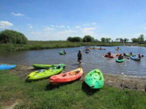 Transition Year students completing their Gaisce Adventure Journey at Shannon River Adventure