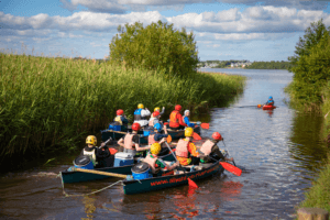 Canoeing - - group activity - Outdoor adventure - Shannon River adventure Ireland